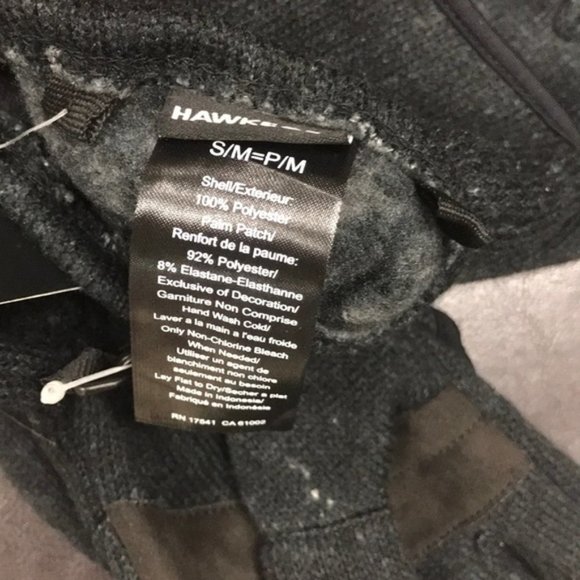 Hawke & Co. Men Fleece Ribbed Convertible Mittens - Picture 7 of 7